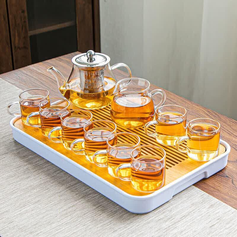 Automatic Water Supply Heat-Resistant Glass Kung Fu Tea Set