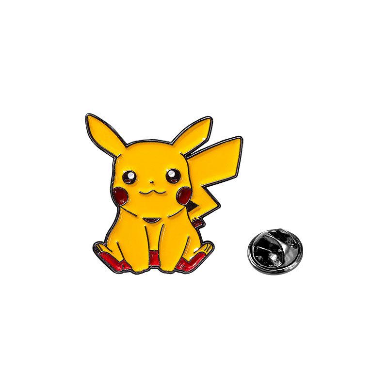 Cartoon Anime Pokémon Brooch Pokémon Pikachu Squirtle Up Duck Kabi Beast School Bag Buckle