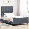 vidaXL Bed Frames Dark Grey 120x200 Cm Velvet 3344868
