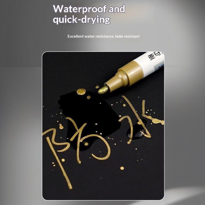 Tombstone Marker Repair Pen Oil Based Quick Dry Weatherproof Touch Up Paint For Granite