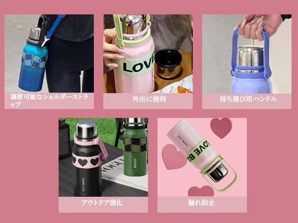 GOOM 900ml Termos s velkou kapacitou na čaj a udržuje horké nebo studené s vakuem Snadné a Ideální pro sport a outdoorové aktivity Hrnek, Sítko,