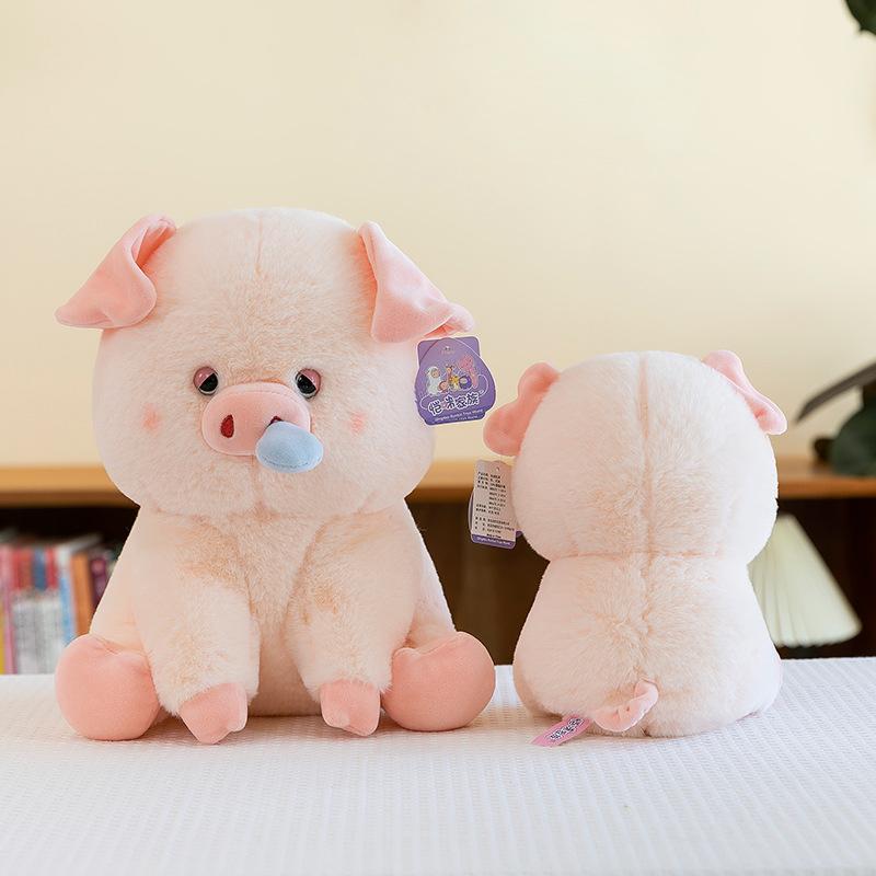 Cartoon Snot Pig Plush Toy Children's Comforting Doll Claw Machine Can Pull Snot Birthday Gift