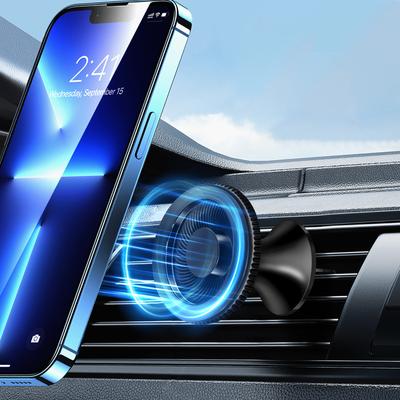 Univerzální magnetický držák telefonu do auta Bezpečný a pohodlný držák do mřížky ventilace Elegantní a stabilní držák do auta Odolný pro telefony 12-15
