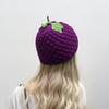 Warm Knitted Fruit Hat Creative Pineapple Beanie Lemon Strawberry Pullover Cap  Outdoor