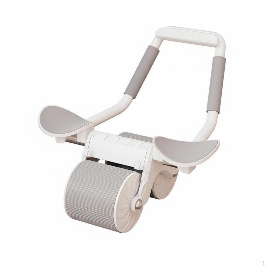 Automatic Return Ab Wheel AntiSlip Wheels Elbow Support Torso Training Ergonomic Design