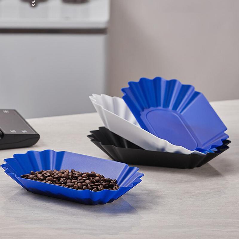Eco-friendly Oval Reusable Tray for Displaying Coffee Beans and Serving Snacks