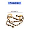 Statement Metall Armreif Schlangenarmband Verstellbar Leopardenmuster Öffnender Armreif Partywear Körperschmuck für Trendsetter
