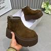 Platform Women Ankle Boots Flats Shoes Winter Designer Women Casual 2025 New Dress Cozy Goth Brand Chelsea Botas Mujer