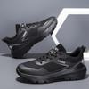 Hiking hiking shoes men's leather waterproof warm sports shoes non-slip and wear-resistant outdoor professional lightweight off-road running shoes