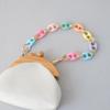 New Fashion Woman Bag Accessory Detachable Candy Acrylic Chain Cute Acrylic Luxury Strap Women Elegant Bag Shoulder Handle Chain