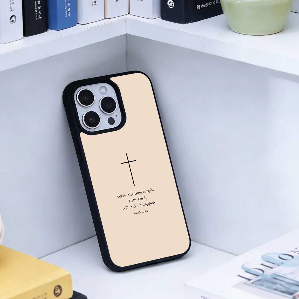 Bible Verse Jesus Christ Christian Phone Case For iPhone 14,16,15,13,17,12,Plus,Pro,Max Magnetic For Magsafe Frosted Cover