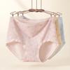 Fenteng Kean Women's High-Waist Floral Cotton Briefs 3-Pack