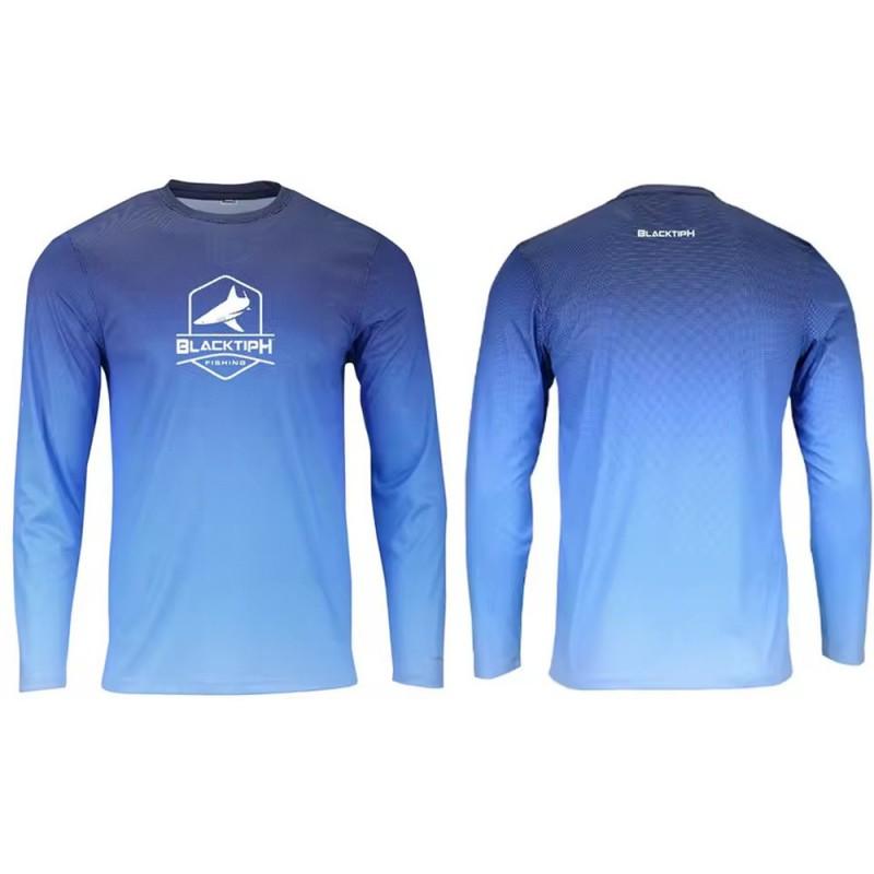 Mens Quick-Dry UV Protection Hooded Fishing Shirt Outdoor Sea Lightweight Breathable Performance Top