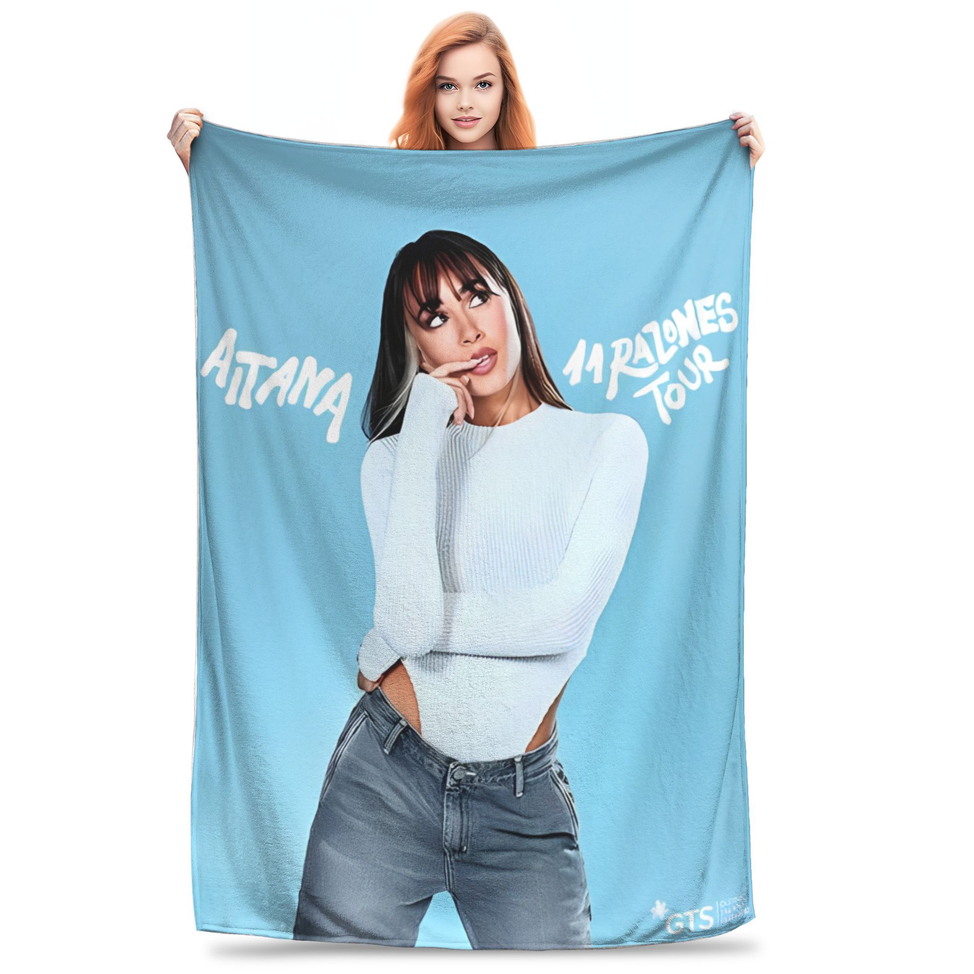 

Aitanaed Cuarto Azul Album Blankets Flannel Throw Blanket Bedroom Sofa Personalised Lightweight Bedsprea, 30x40in