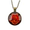 Vintage Harry Potter Gryffindor Schools Badge Pendant Locket Decor Necklace