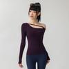 Women's Asymmetrical Long Sleeve Yoga & Pilates Sportswear - Sexy, Slimming, Fitness & Running Apparel