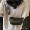 Simple Fashion Shoulder Bag 2025 New Retro Light Luxury Niche High-end Crossbody Bag Wide Shoulder Strap Commuter Bag
