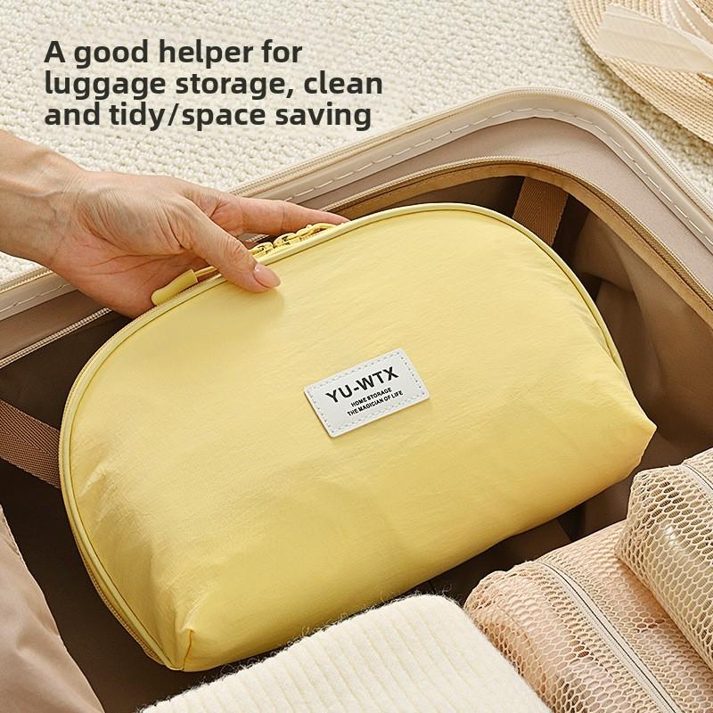 Nylone Travel Lingerie Organizer With Multiple Compartments For Home And Vacation Storage