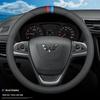 Wuling Steering Wheel Cover: Genuine Leather, Universal Fit for S S1 S3 & Rongguang V Trucks, All-Season Grip