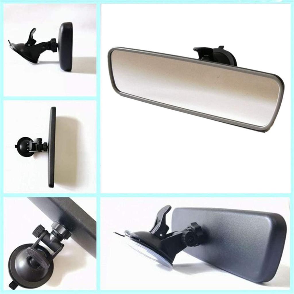 Car Rear View Mirror, Auxiliary, Genuine Suction Cup Type, Strong, Tool-Free, Angle Adjustable, Rear