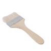 4-Piece Soft Bristle Wool Brushes - Ideal for Painting, Coating, Latex, and BBQ Without Shedding