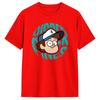 Dipper Pines Head TShirts Unisex GGravity Falls Novelty Pure Cotton Tee Shirt Crew Neck Short Sleeve T Shirts Original Clothing