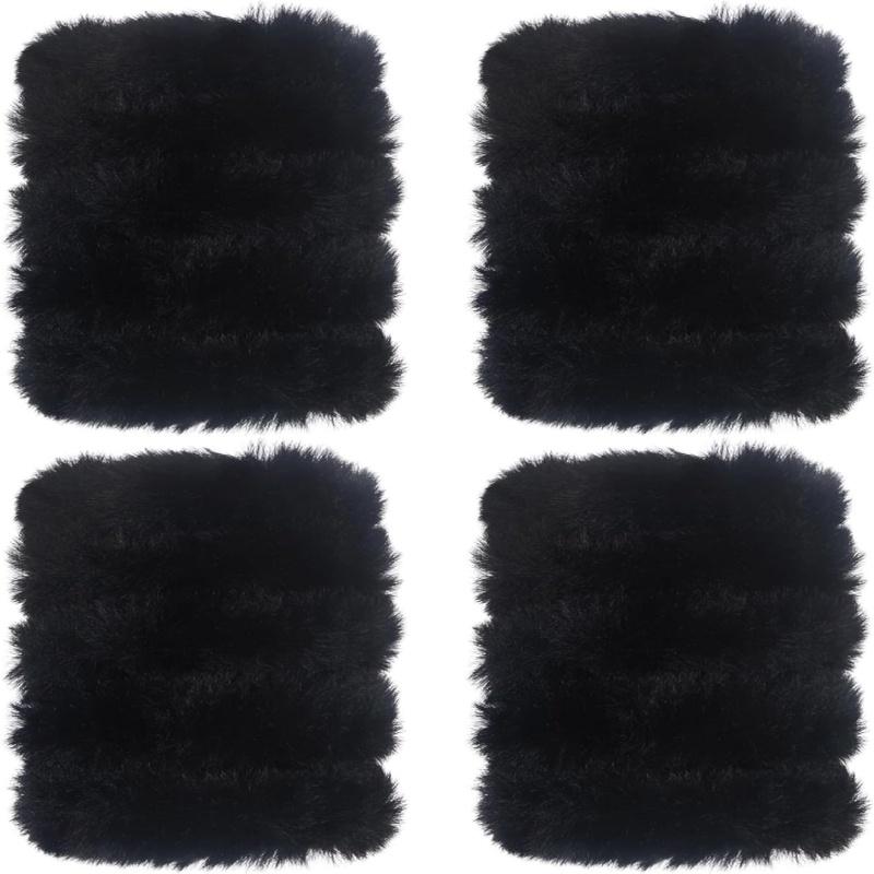 

4 шт. черные ершики для чистки трубок, поделки 2 см, супер синельная проволока, очень толстые, гигантские, товары для рукоделия для начинающих, сделай сам, искусство, изготовление животных