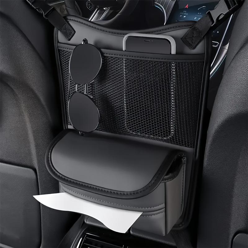 Versatile Storage Pouch for Car Seats, Net Pocket for Handbags, Portable Organizer, And Interior Car Accessories.