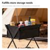 TARKA Camping Shelf 3 Layers Folding Rack BBQ Picnic Dinnerware Storage Rack Outdoor Travel Car Portable Foldable Shelf