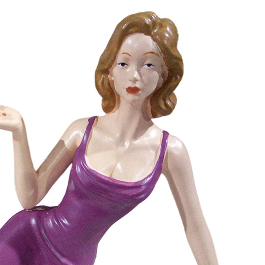 20x7.8x5cm Art Female Figure Sculpture Incense Burner Home Decor Statue For Living Room Bedroom Study Bookshelf Display Cabine