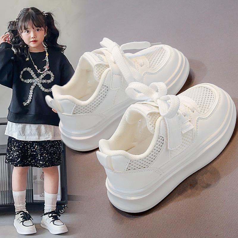 2025 Spring/Summer Kids' Breathable Soft Sole Sneakers - Trendy, Versatile, Casual Shoes for Boys & Girls (Midsize & Big Kids)