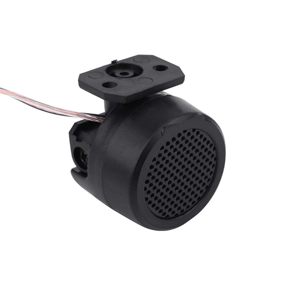 Qiilu Audio Speaker Car Super Power Tweeter 2 Pieces 4 Ohm Plastic Material 12VDC 500W with Screws High Temperature Resistant Lightweight Voice Coil