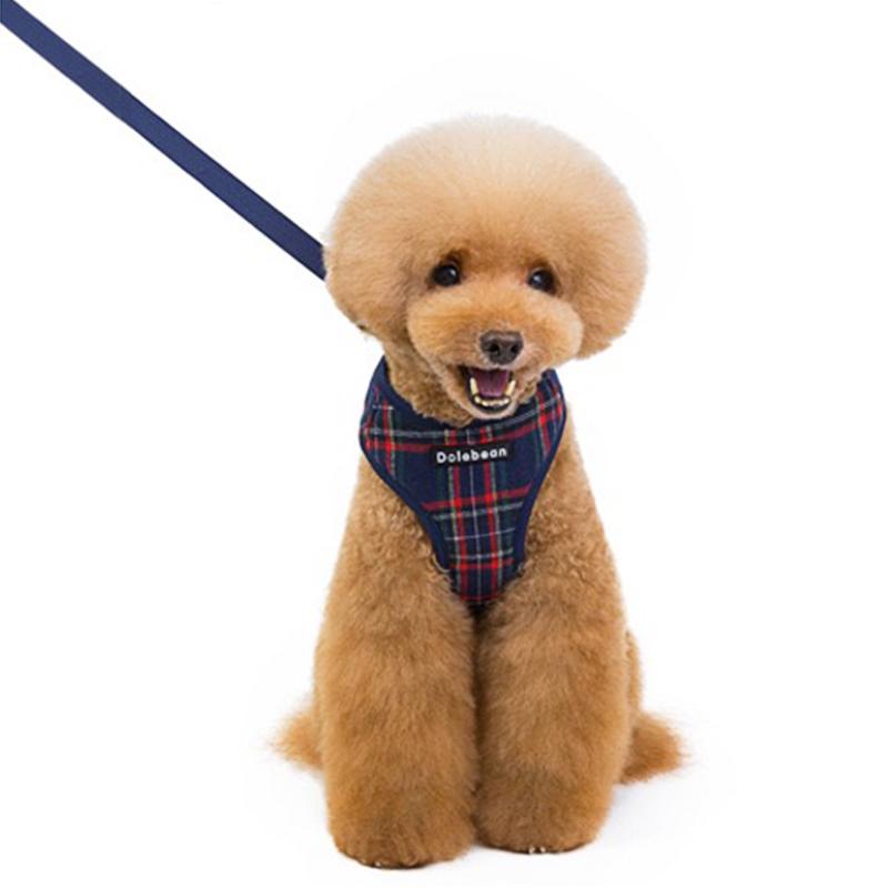 Durable Lattice Pet Harness Leash Set for Dogs 120cm Walking Exercise Vest Strap Traction Anti Lost Small Medium Dog Accessories