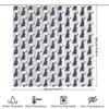 Cute Cat Shower Curtain Washable Waterproof Bathroom Decor Set Vintage Animal Pattern Home Textile Liner