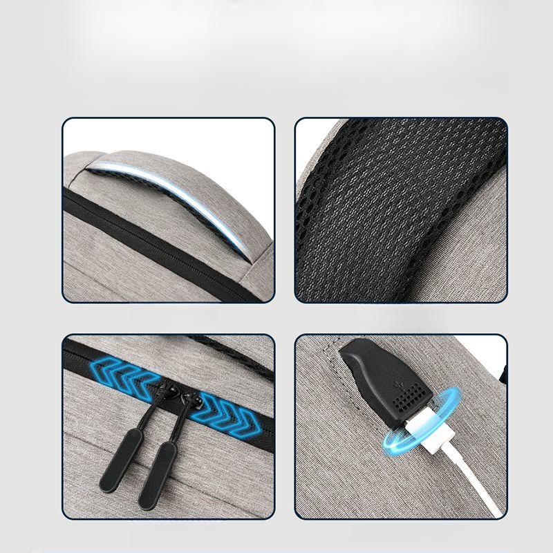 Business Backpack Men's Waterproof Backpack Casual Computer Backpack Multifunctional Bag