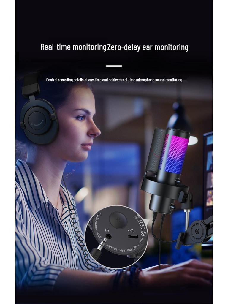 Fifine A9 USB Condenser Microphone for Live Streaming and Gaming