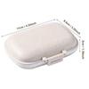 1pc Mini 8-Compartment Sealed Medicine Box Waterproof And Moisture-Proof Portable for Business Trips, Medication Carrying
