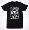 Misfits Skeleton Arms Crossed Horror Punk Black T-Shirt Classic Skull Band Tee