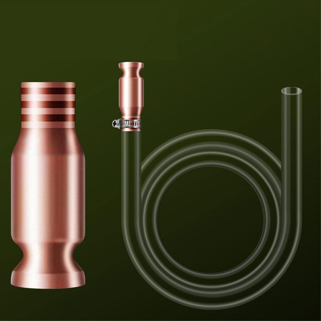 Diesels Siphon Pump Easy To Use Copper Tubing For Fuel Transfer Liquid Handling Auto Maintenance Household Applications