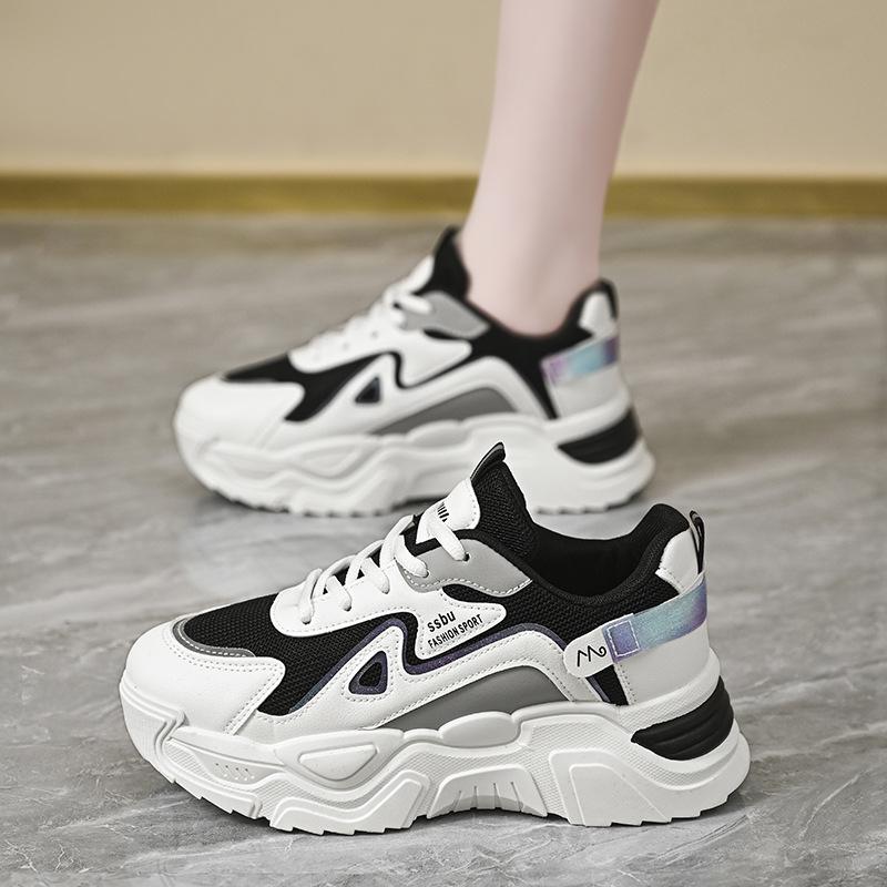 Women's Trendy Daddy Sneakers K802 - Spring 2025 Collection, All-Match Casual Sports Shoes for Spring and Autumn