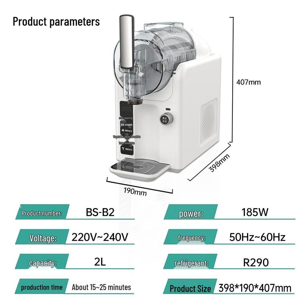 Automatic Ice & Drink Maker: Snow Melter - Commercial Ice Cream, Milkshake, Smoothie, & Slush Machine
