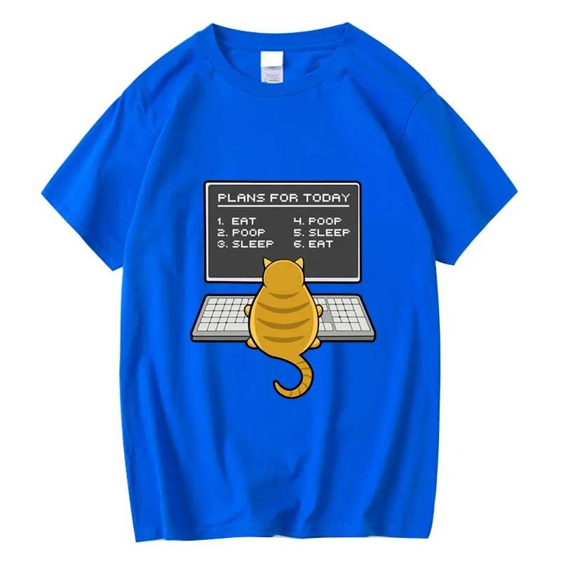 Summer Men's High Quality T-shirt100%cotton Funny Programmer Print Casual Loose Cool T Shirt O-neck Male T-shirt Male Tees Shirt