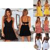 Stylish Women Summer Boho Short Mini Dress For Evening Cocktail And Beach Parties