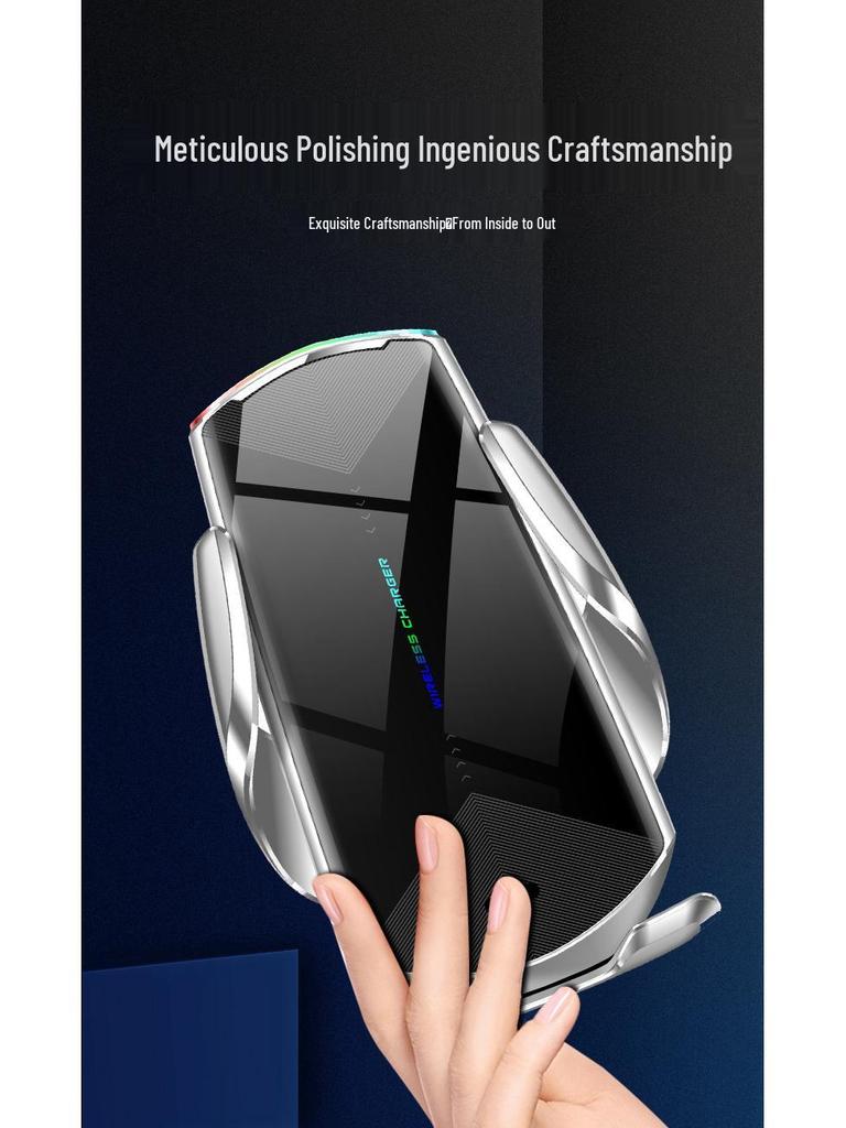 Q1 15W Kabellose Schnelllade-Autohalterung für Handy mit Induktionsöffnung & -schließung