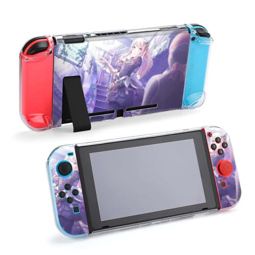 Project Sekai Mizuki Akatsuki 5-Piece Console Shell Set for Switch, Split Case, Fingerprint-Resistant, Bubble-Free, High Sensitivity, Full Protection,