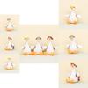Charming White Goose Plush Toy Keychain Soft Duck Doll Backpack Decoration