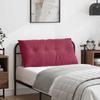 Back Cushion Wine Red 100 x 50 cm Corduroy