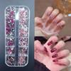 Nail Art Irregular Mini Ornaments: Pink, White, Colorful Champagne Accessories