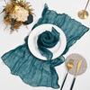 12 Stück Mull-Servietten 20x20 Zoll Weicher Käsetuch Falten Dinner-Servietten für Hochzeiten Party Empfang Jahrestag