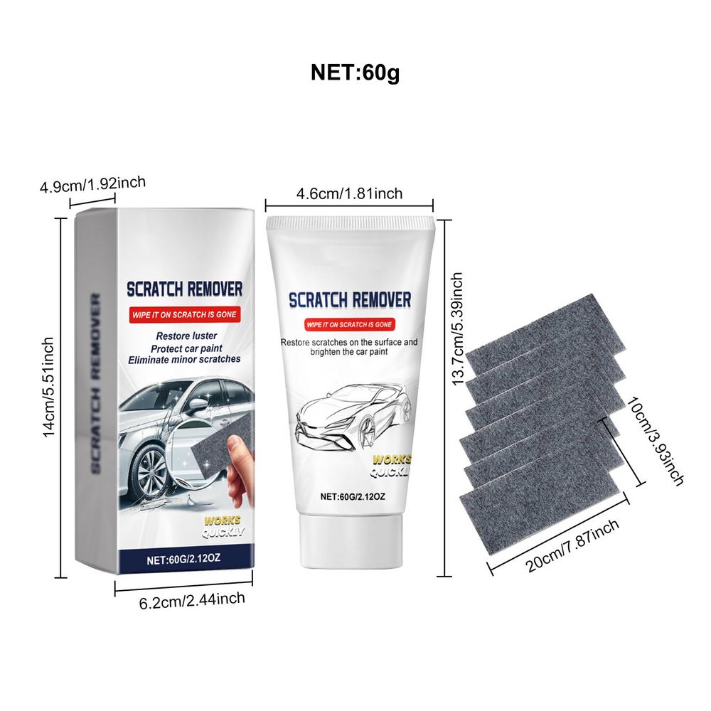 Car Scratch Remover Cloth Car Scratch Repair Cloth With Repair Paste Cleaning Cloth For Vehicles Car Paint Deep Scratches Repair